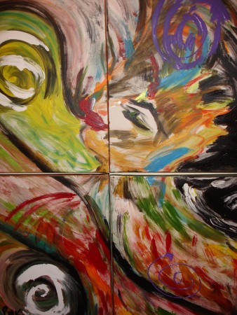VERWANDLUNG bestehend aus 4 Bildern MASSE 100x140